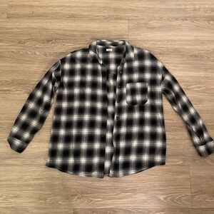 Garage oversized flannel
